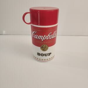 Campbell's Soup Insulated Thermos with Cup Lid 11.5 Oz Vintage 1998